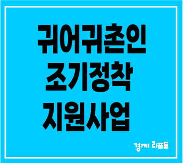 귀어귀촌인 조기정착 지원사업