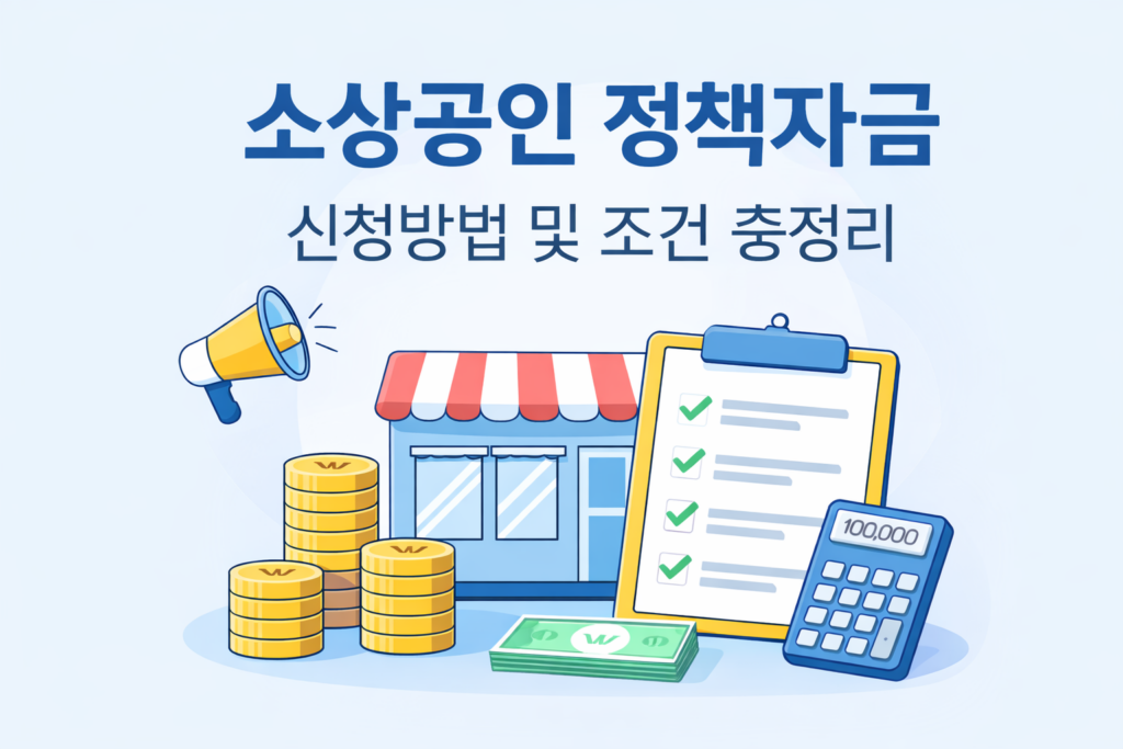 소상공인정책자금 안내