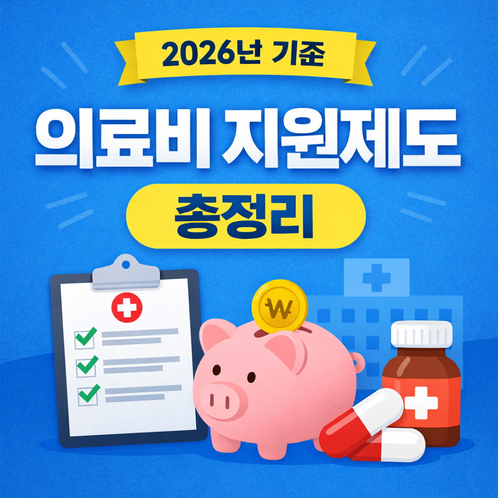 2026년 의료비 지원제도 총정리