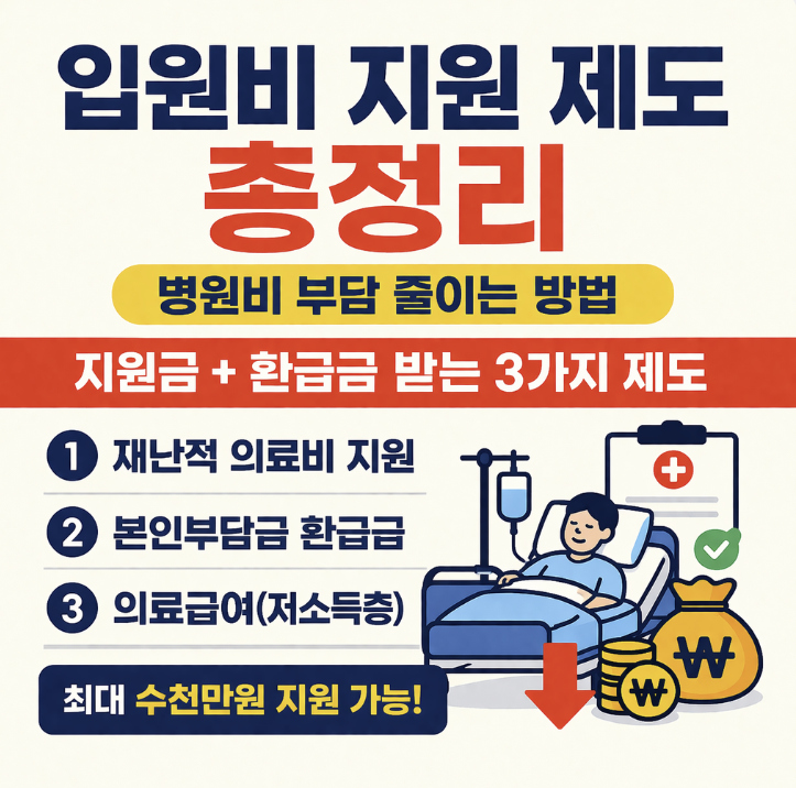 입원비 지원제도