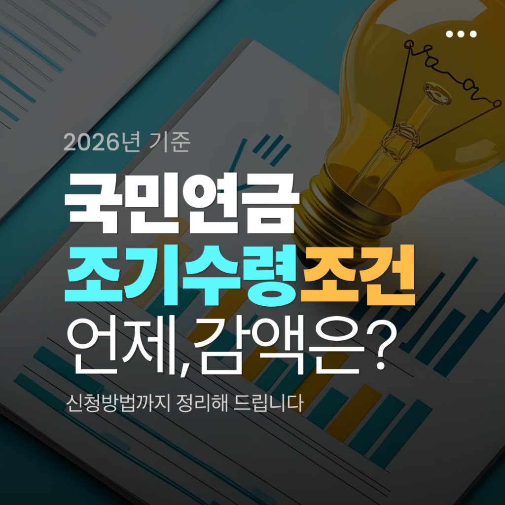 국민연금 조기수령