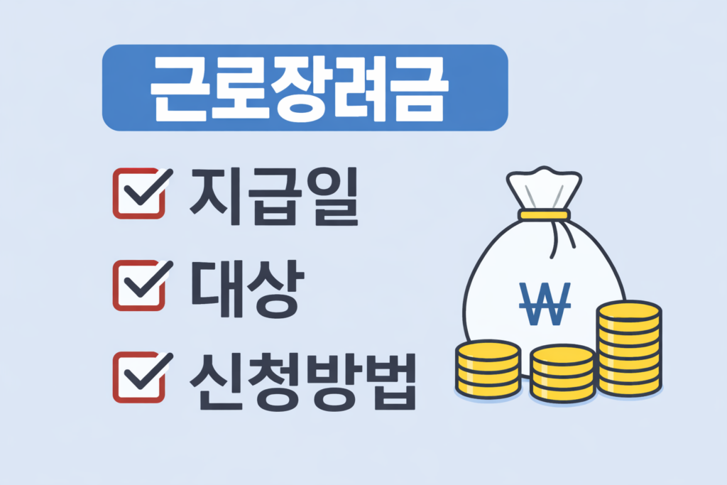 근로장려금 지급일 2026