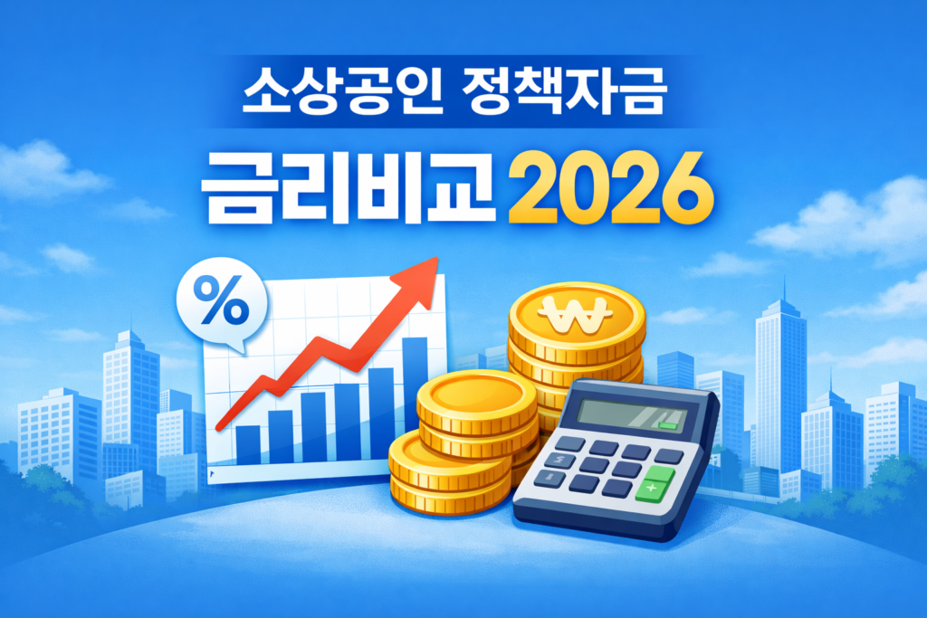 소상공인 정책자금 금리비교 2026
