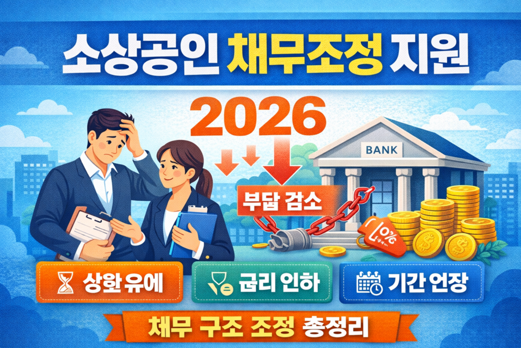 소상공인 채무조정 지원 2026 안내