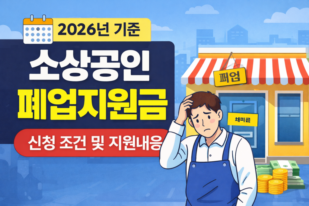 소상공인폐업지원금