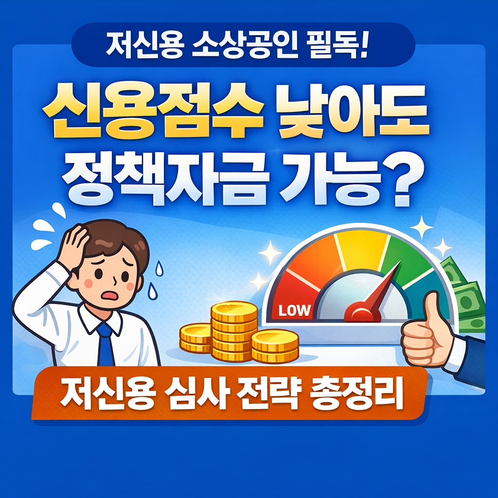 저신용자 정책자금 대출 가능