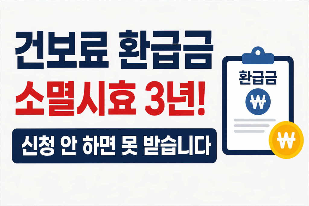 건보료 환급금 소멸시효