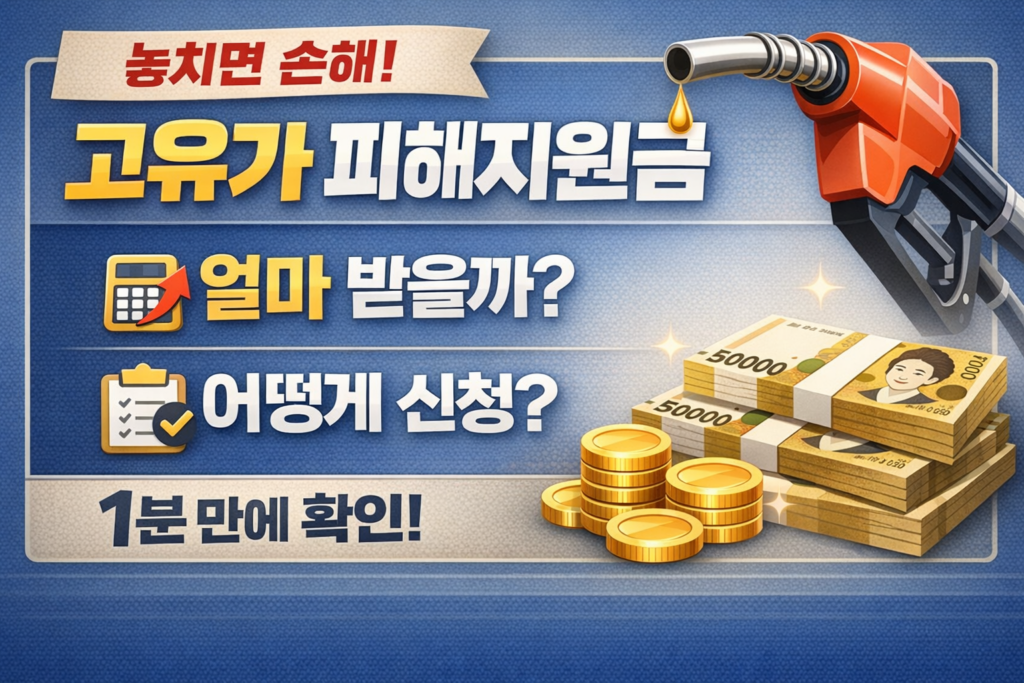 고유가 피해지원금 신청