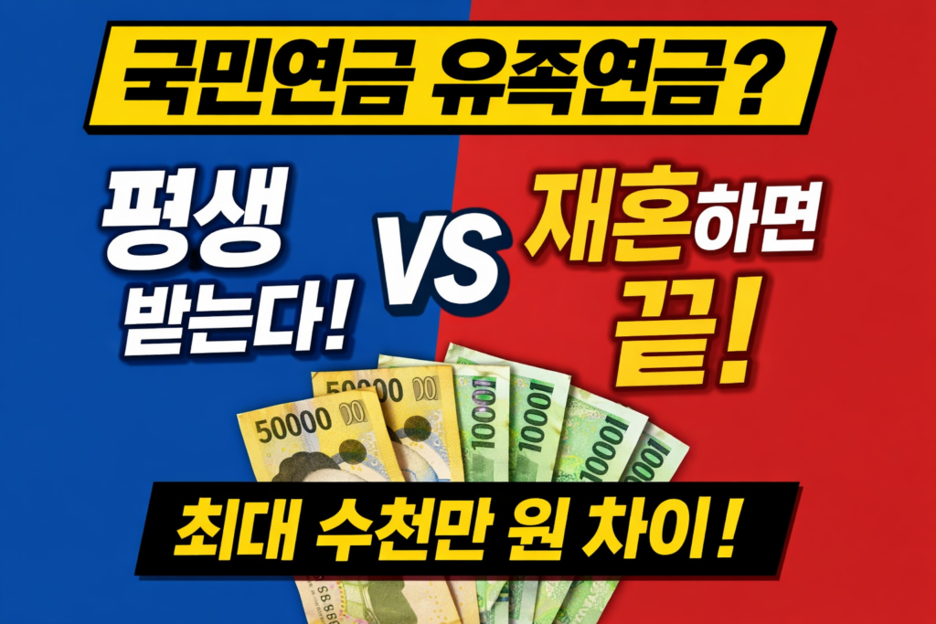 국민연금 유족연금 배우자 평생 받을 수 있을까?