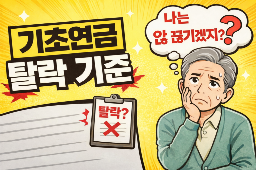 기초연금 탈락기준