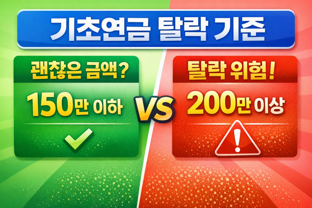 기초연금 탈락 기준 금액