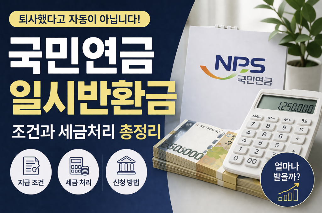 국민연금 일시반환금
