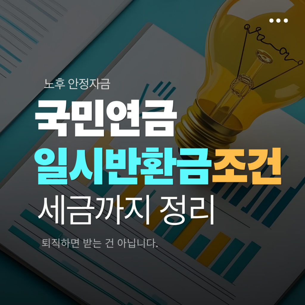 국민연금 일시반환금